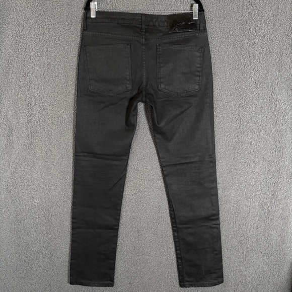 Naked & Famous Super Skinny Guy Wax Coated Stretch Jeans - Men's Size 36*32 - Picture 2 of 10